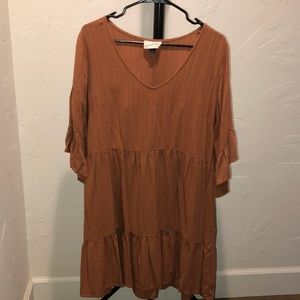 Universal Thread Flowy burnt orange dress